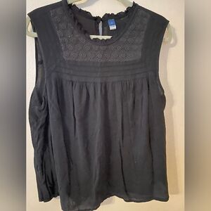 Old Navy Black Sleeveless Top